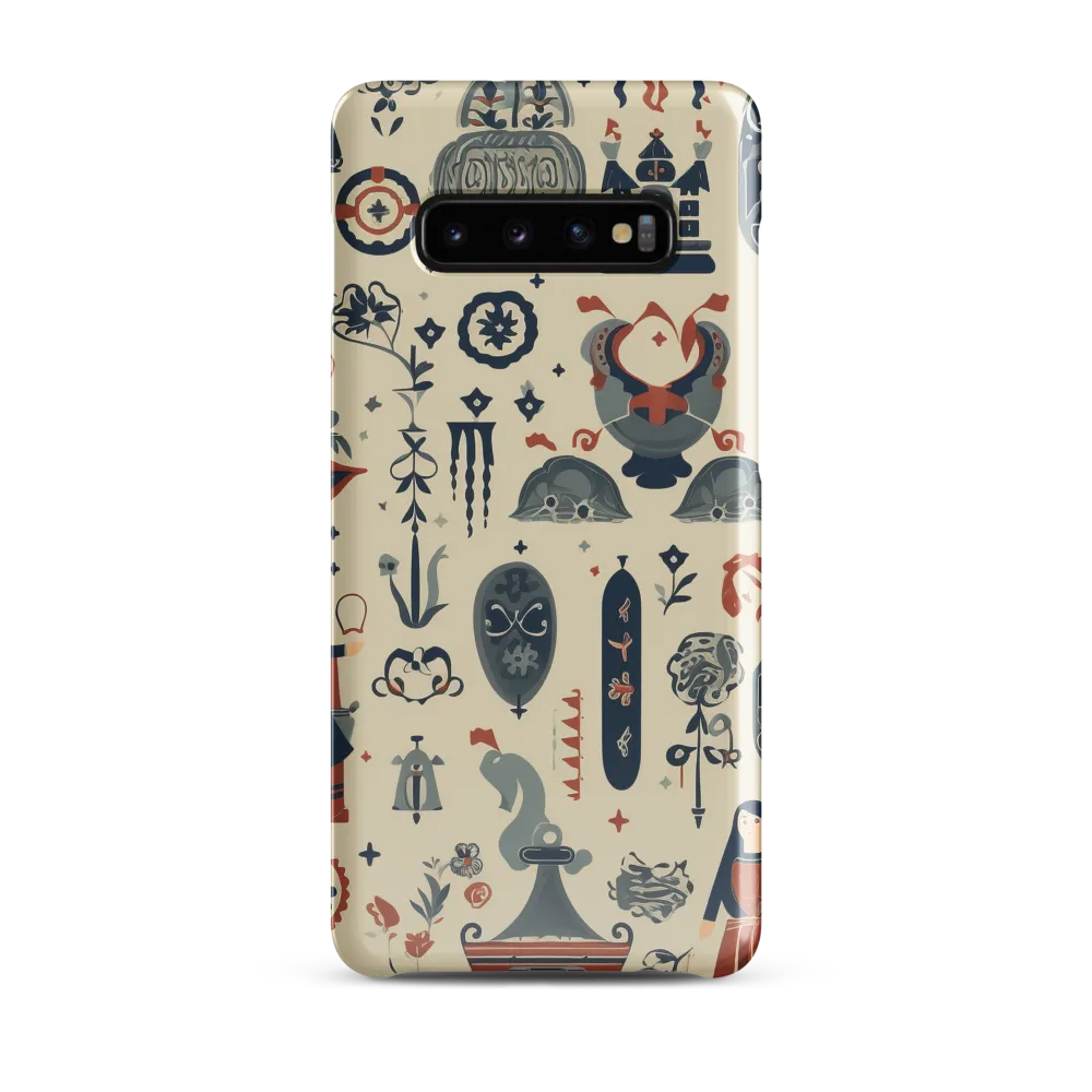 Tapestry of Myth and Whimsy | Phone Case |  S10 Plus | Snap Case | Glossy