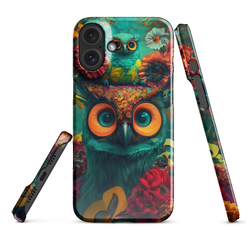 Majestic Harmony: The Floral Owl