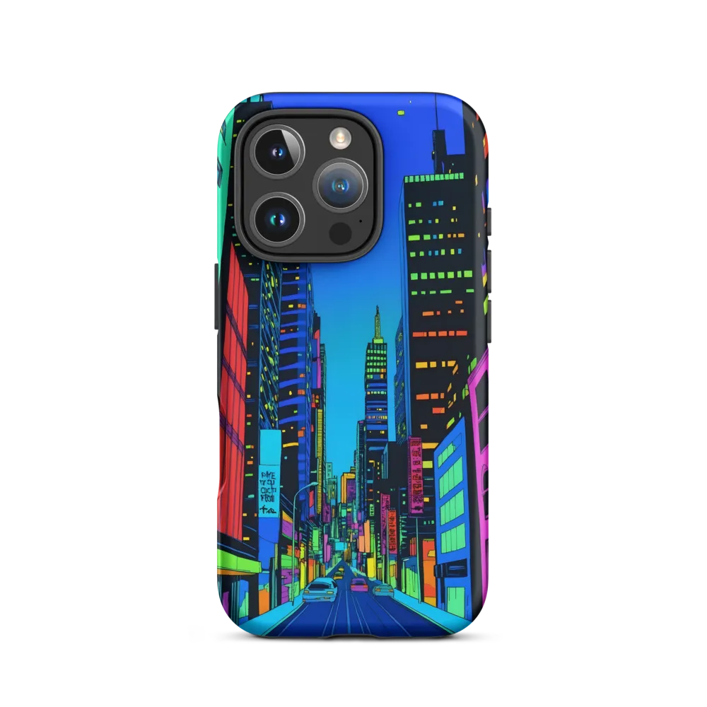 Neon Dreamscape: A Futuristic City at Dusk