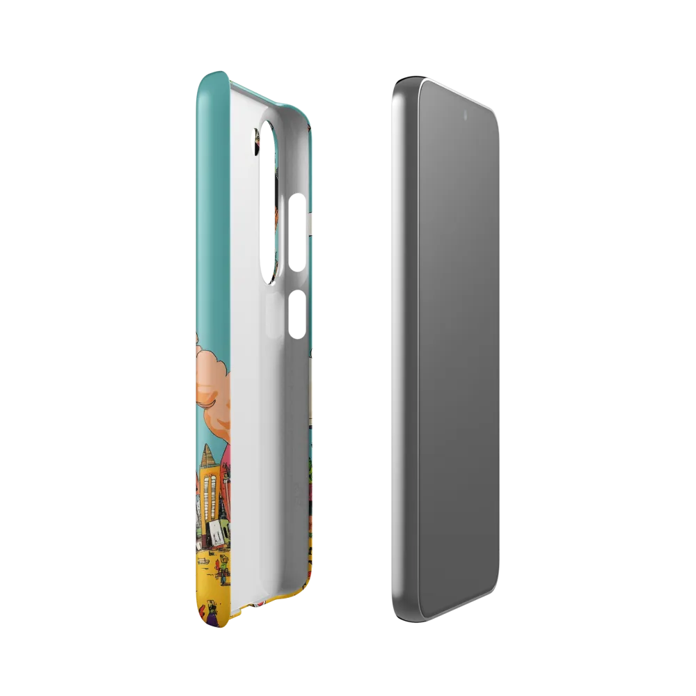 Urban Fantasia: A Whimsical Encounter | Phone Case |  S23 | Snap Case | Matte