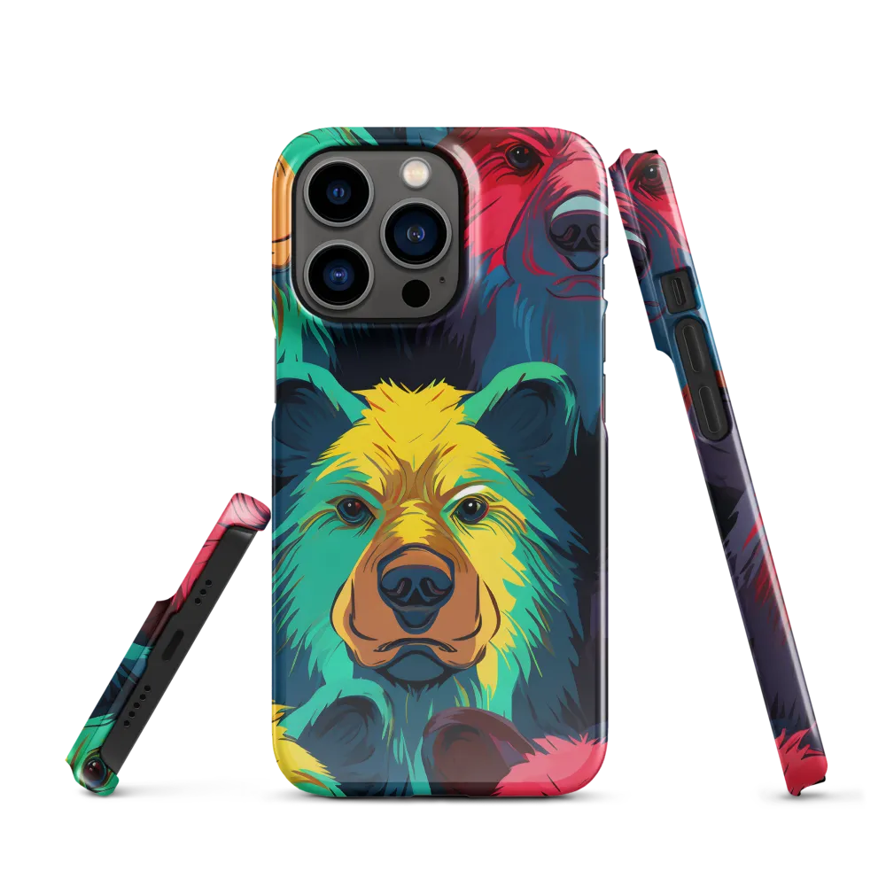 The Colorful Essence of Bears | Phone Case |  13 Pro | Snap Case | Glossy