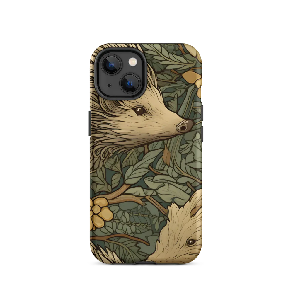 Whimsical Hedgehog Garden | Phone Case |  14 | Tough Case | Matte