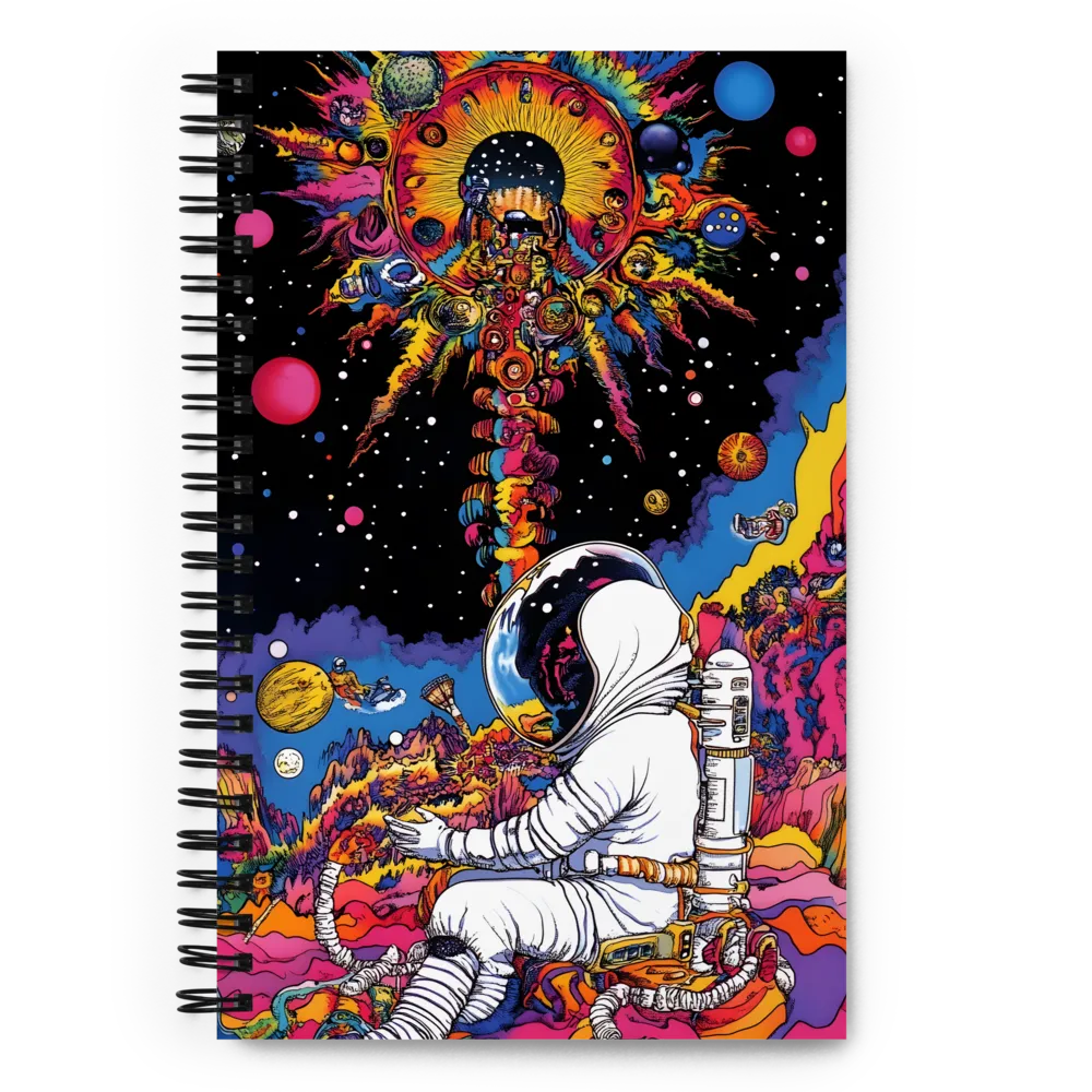 Cosmic Wonder: An Astronaut's Journey Through Color | Spiral Notebook