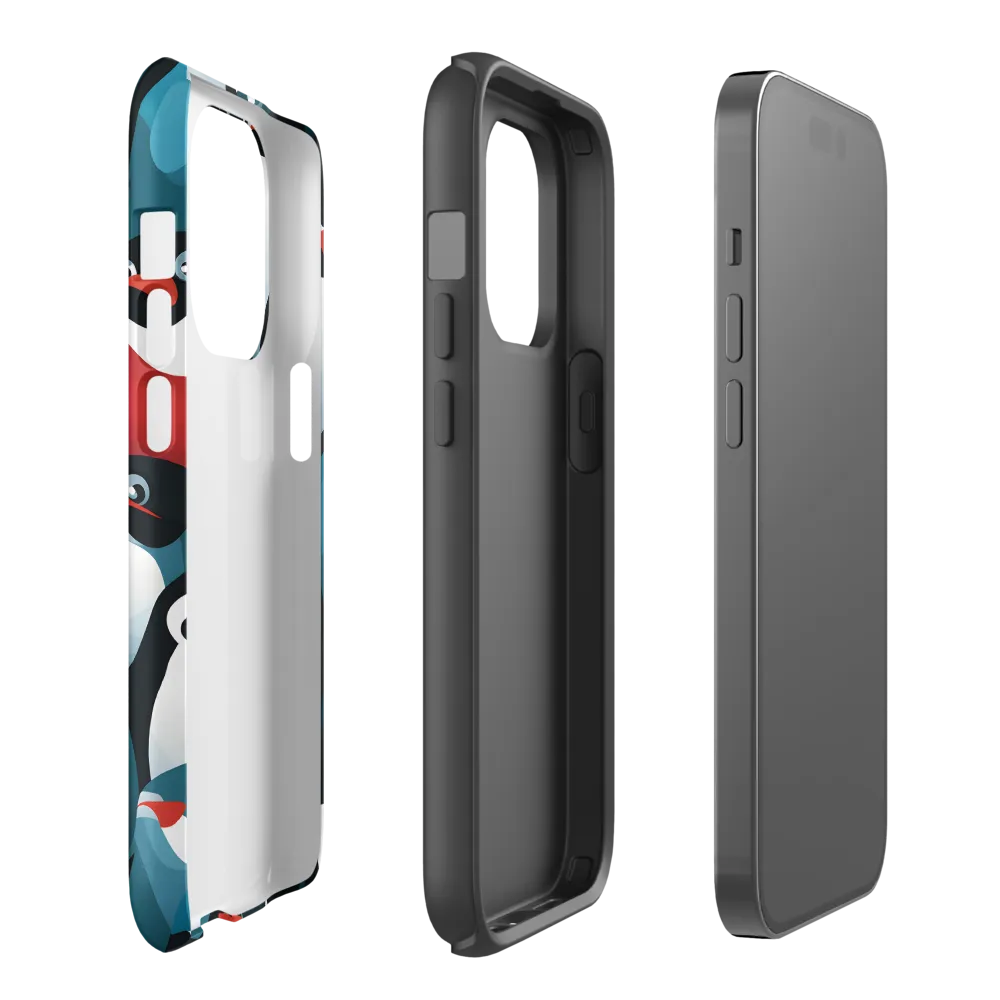 Penguin Parade | Phone Case |  14 Pro | Tough Case | Matte