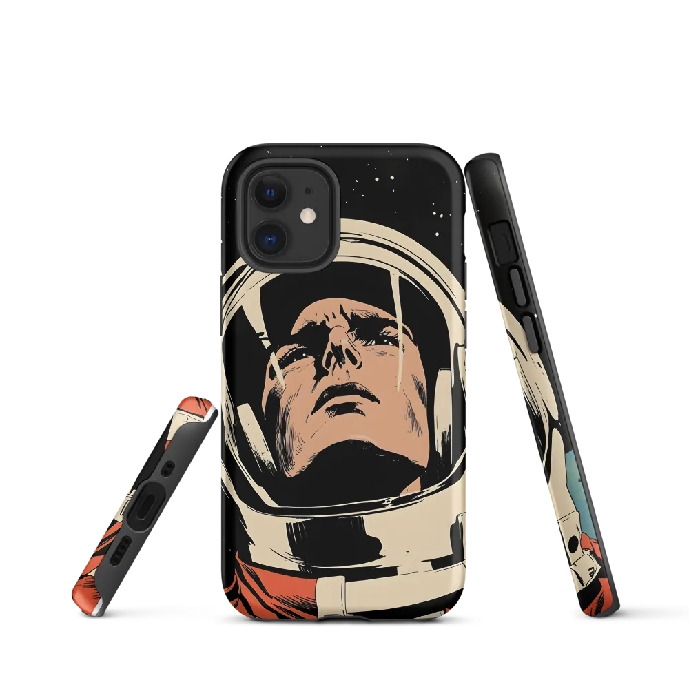 Gaze of the Astronaut | Phone Case |  12 mini | Tough Case | Matte