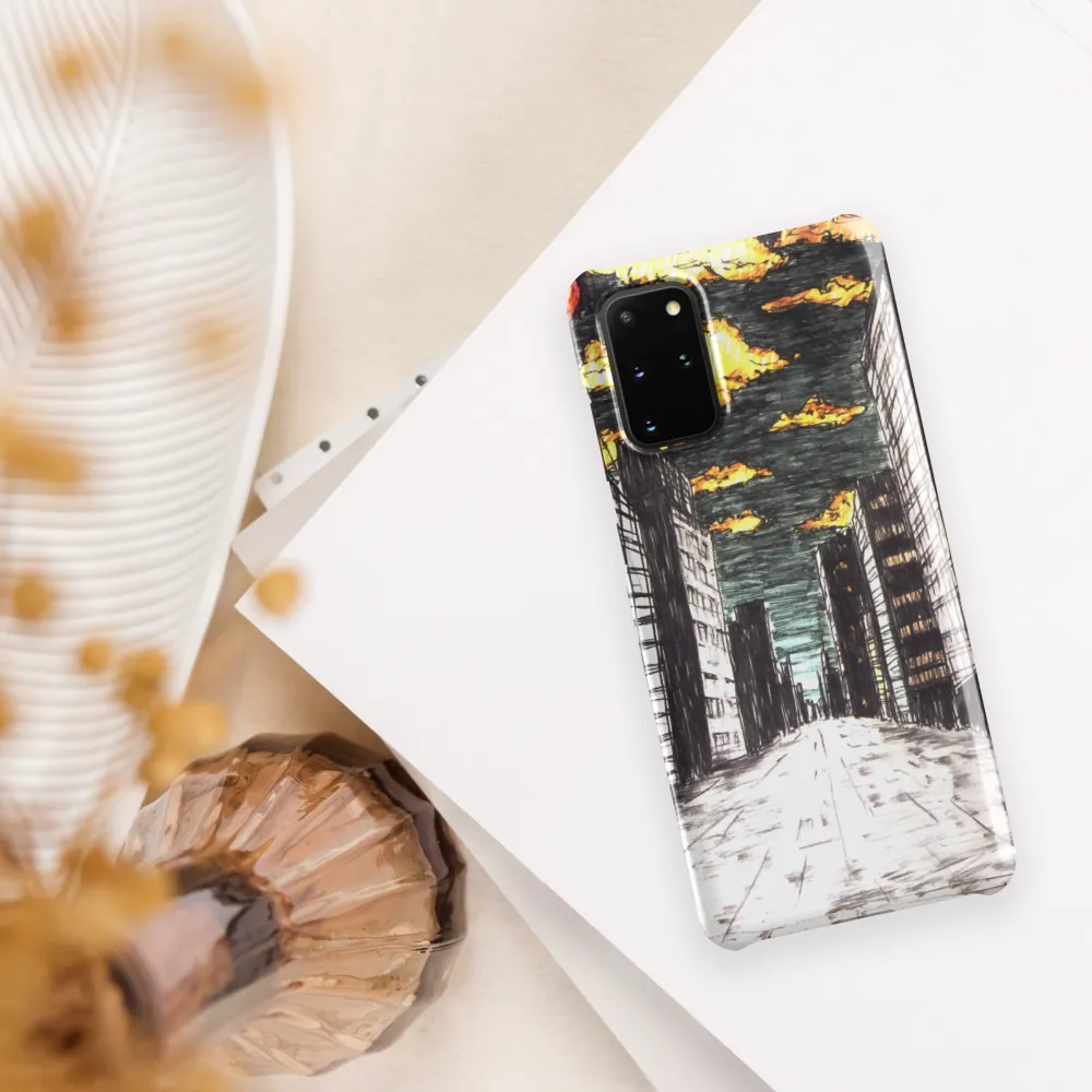 Eclipsed Cityscape | Phone Case |  S20 Plus | Snap Case | Glossy