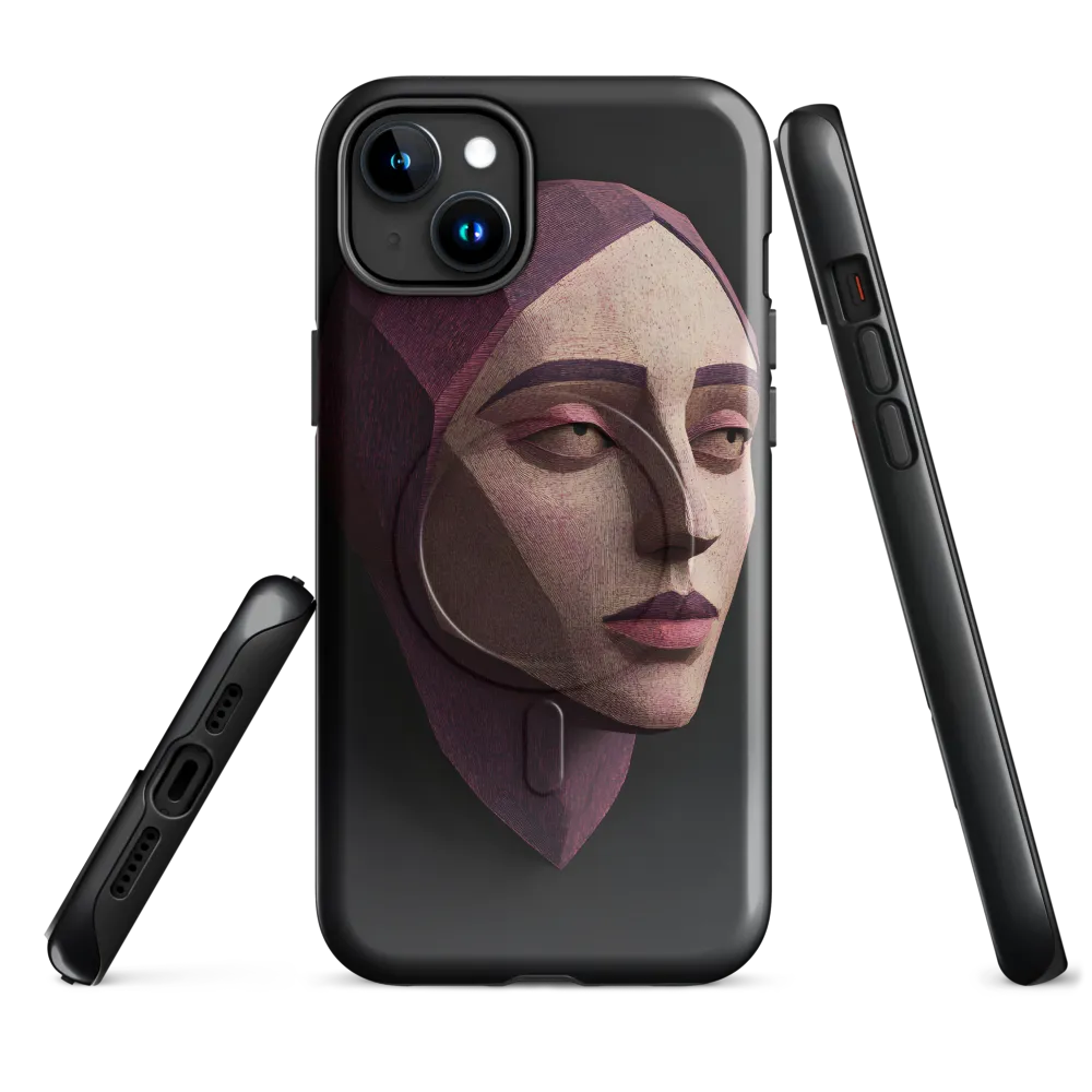 Geometric Elegance: A Contemporary Portrait