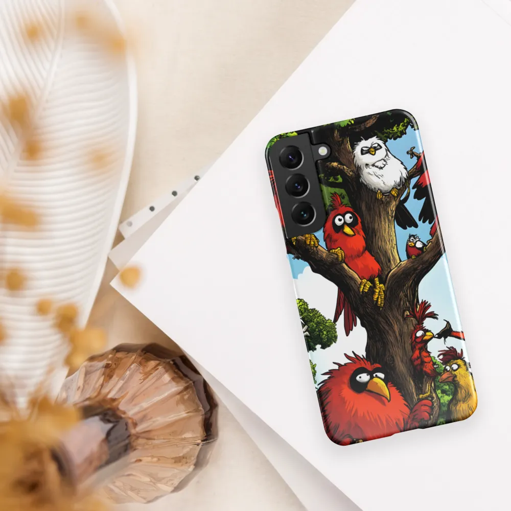 Whimsical Avian Gathering