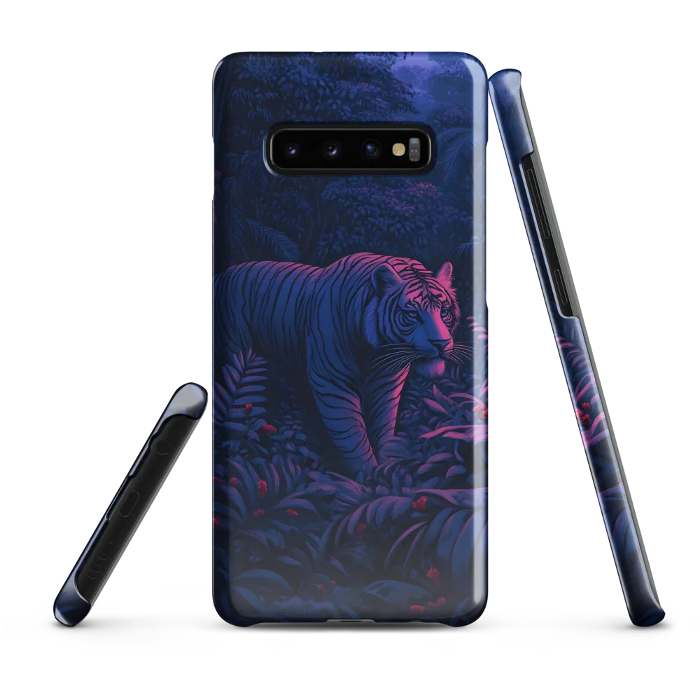 Mystic Prowler: The White Tiger in the Jungle | Phone Case |  S10 Plus | Snap Case | Glossy