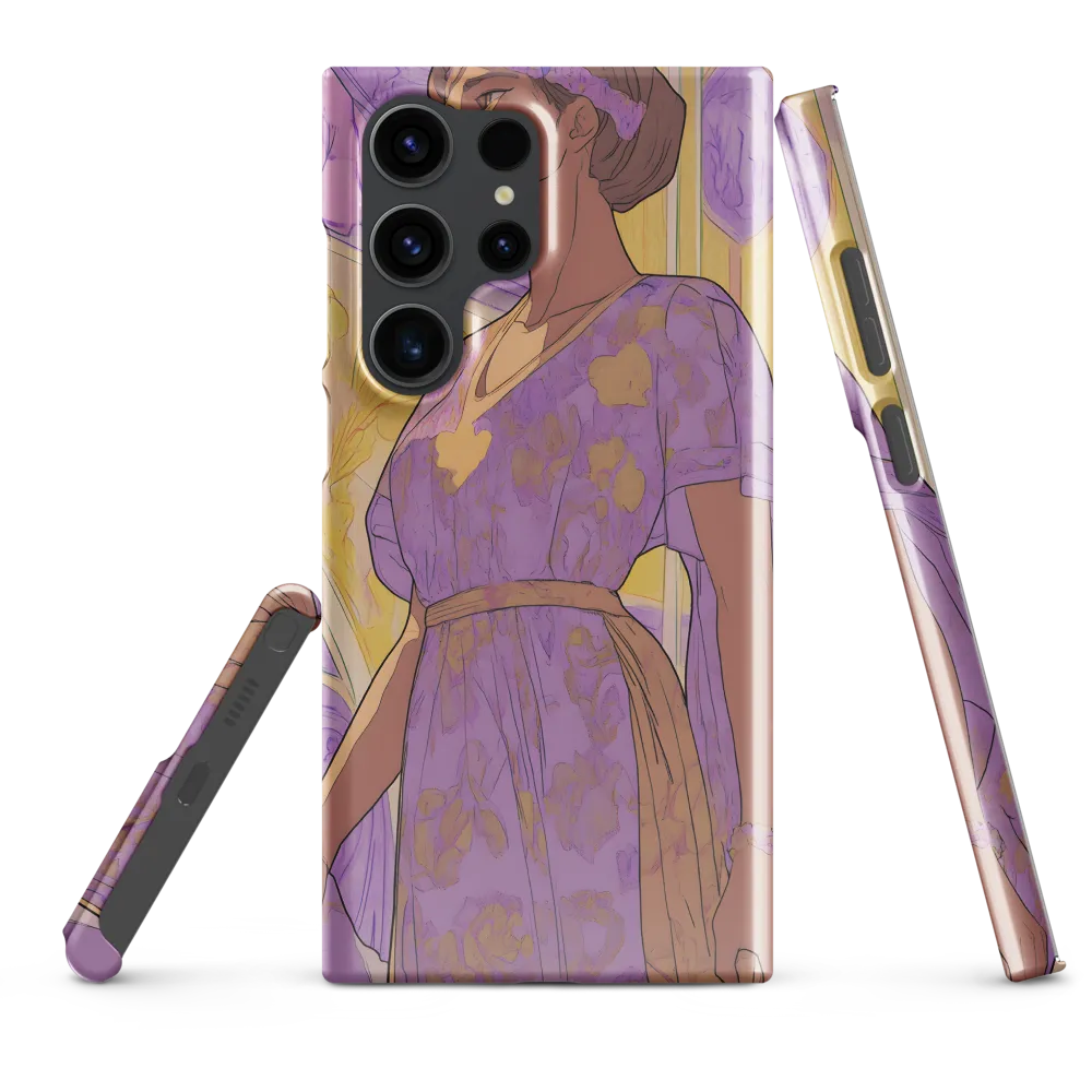 Elegance in Floral Harmony | Phone Case |  S23 Ultra | Snap Case | Glossy