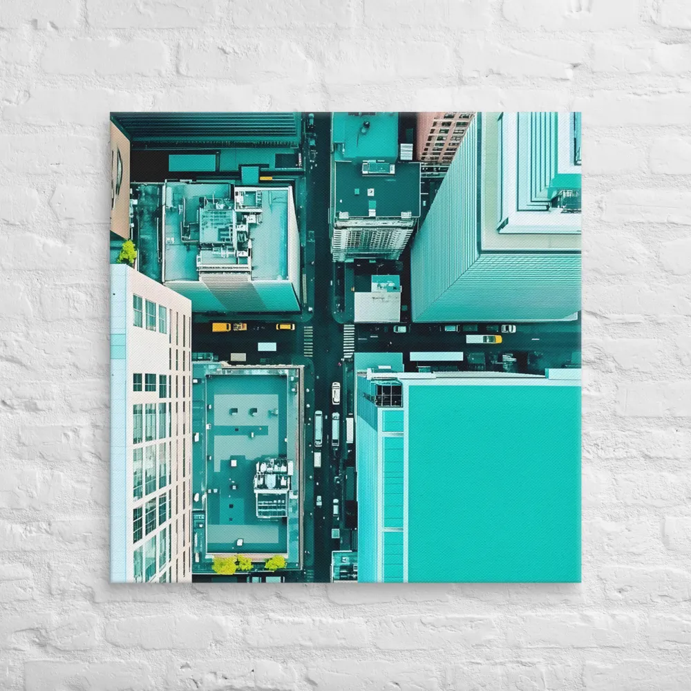 Urban Geometry: Aerial Perspective | Canvas | 32″×32″
