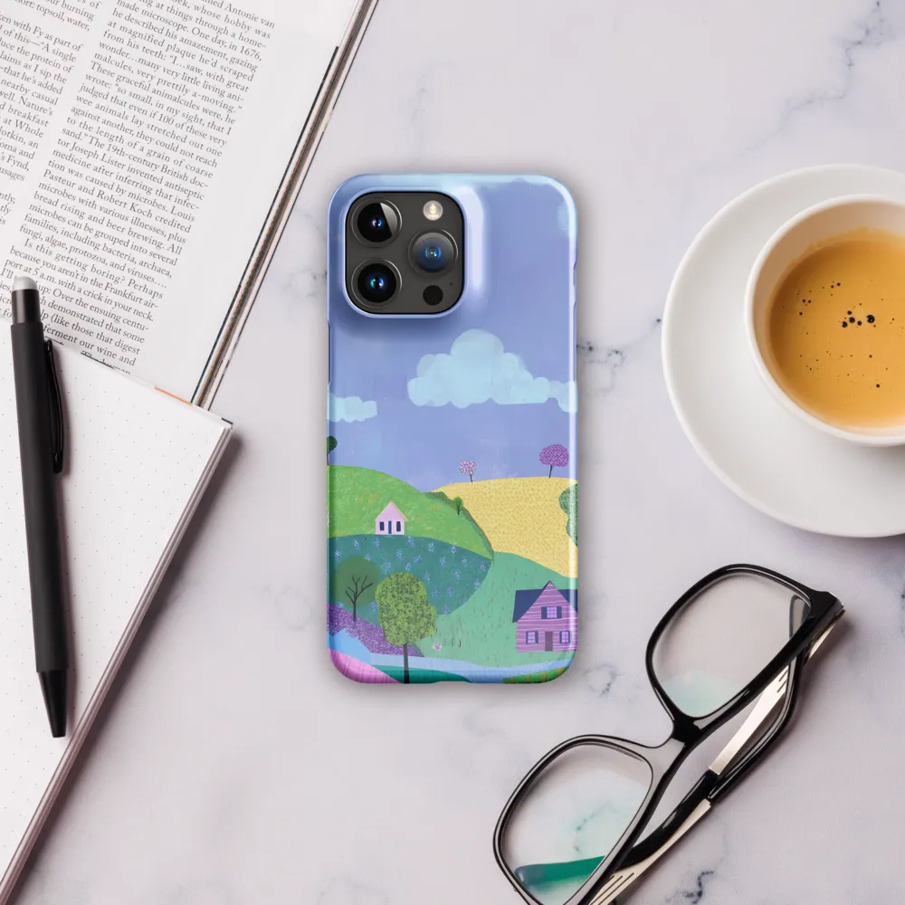 Whimsical Hills and Quaint Homes | Phone Case |  15 Pro Max | Snap Case | Glossy