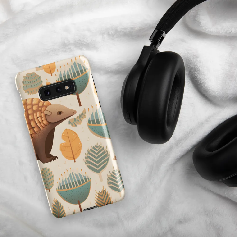 Pangolins in a Whimsical Habitat