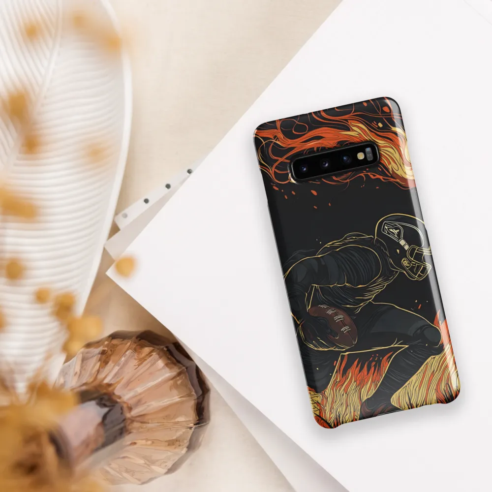 A Blaze of Glory: The Game in Motion | Phone Case |  S10 Plus | Snap Case | Glossy