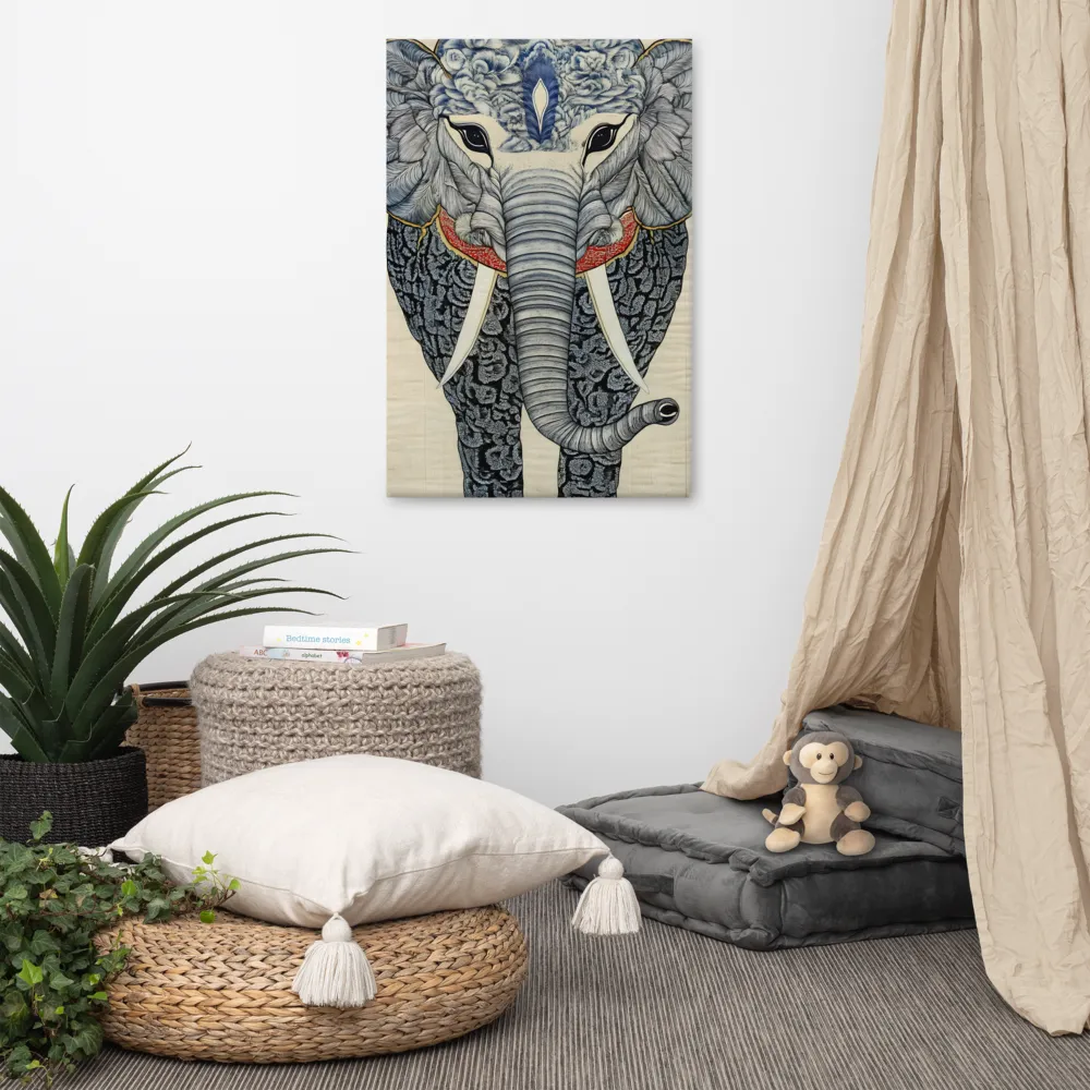 Majesty of the Elephant | Canvas | 24″×36″