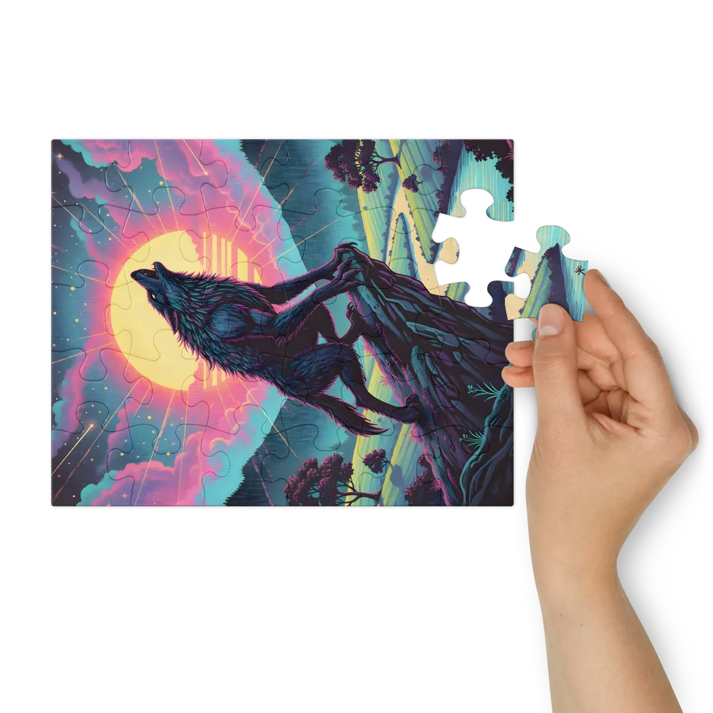 Neon Howl 
 Jigsaw Puzzle in Tin Box