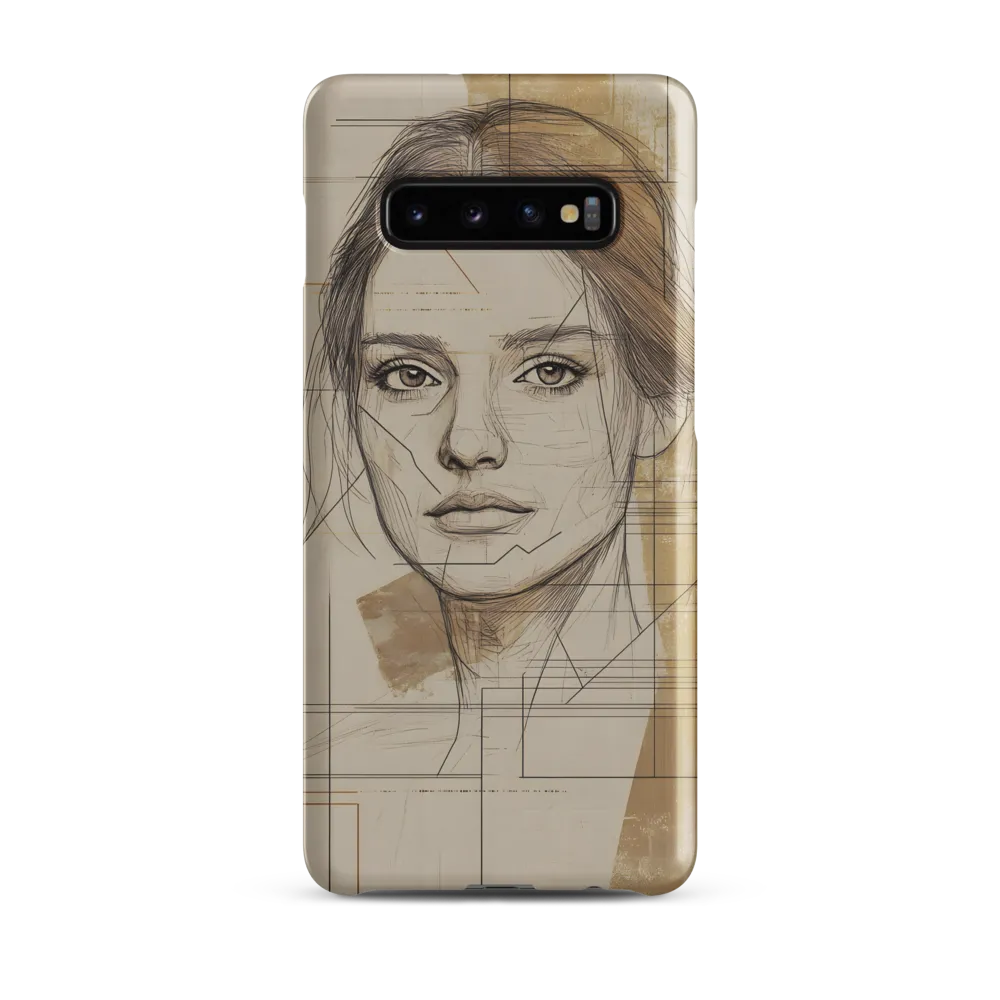 Geometric Elegance: A Modern Portrait