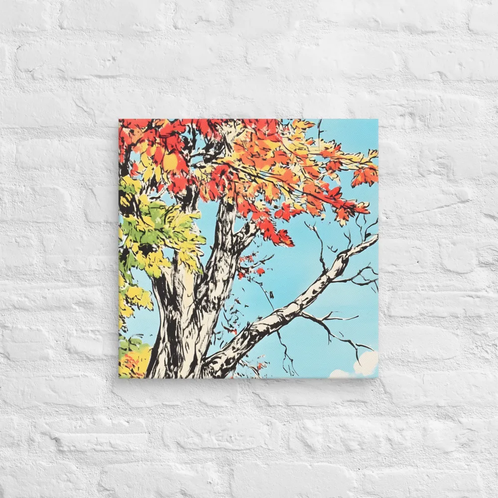 Autumn's Embrace | Canvas | 18″×18″