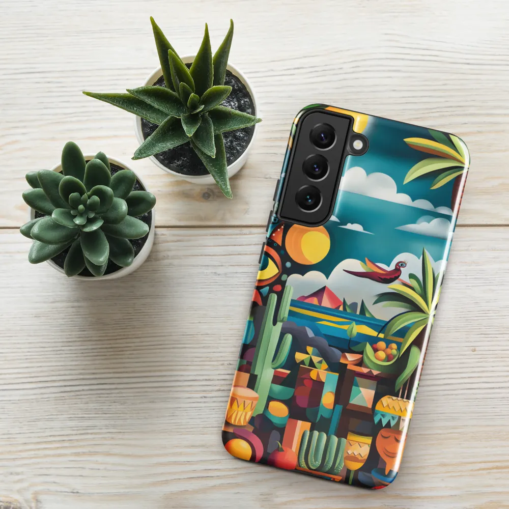Whimsical Oasis | Phone Case |  S22 Plus | Tough Case | Glossy