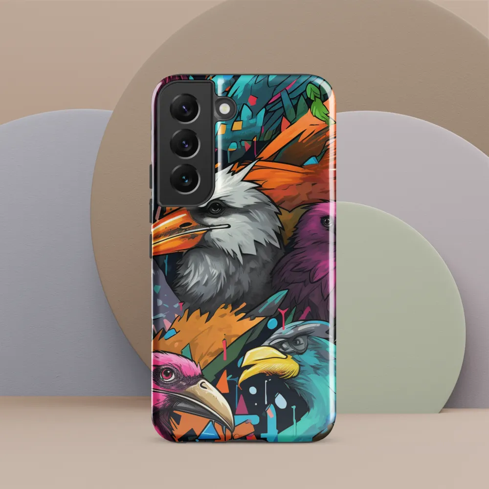 Avian Vortex: A Celebration of Color and Form