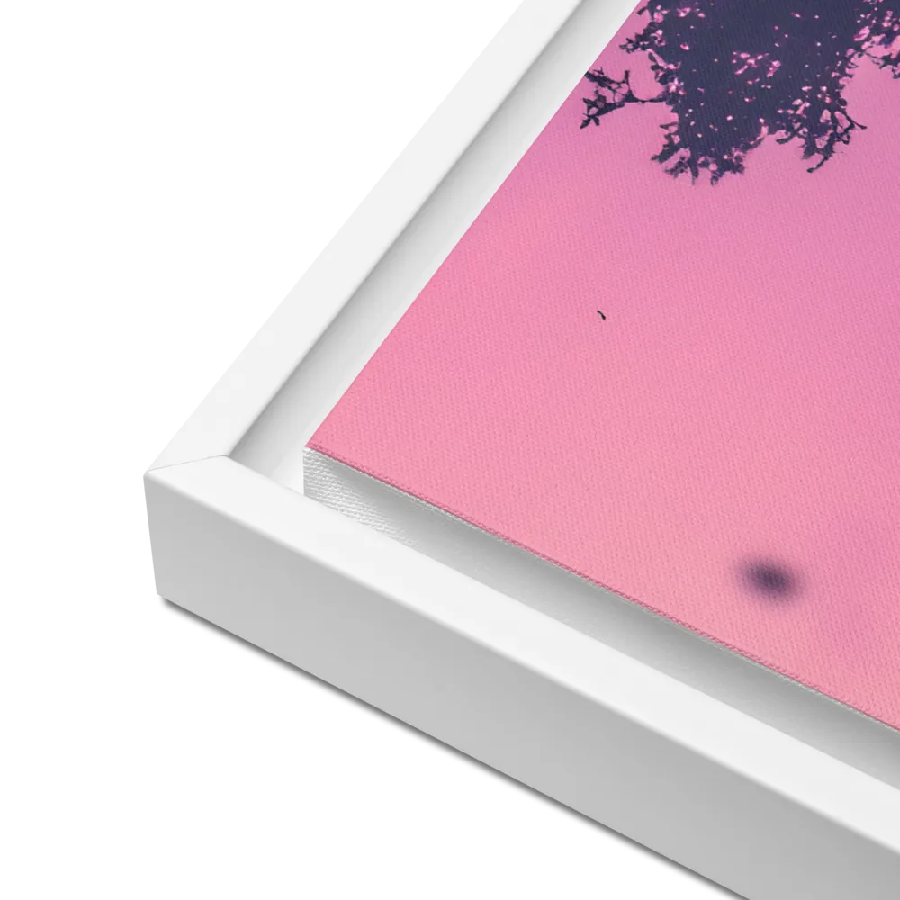 Solitude on the Edge | Canvas with White Frame | 18″×24″