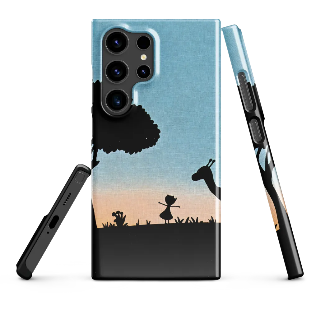 Curiosity in the Silhouette | Phone Case |  S24 Ultra | Snap Case | Glossy