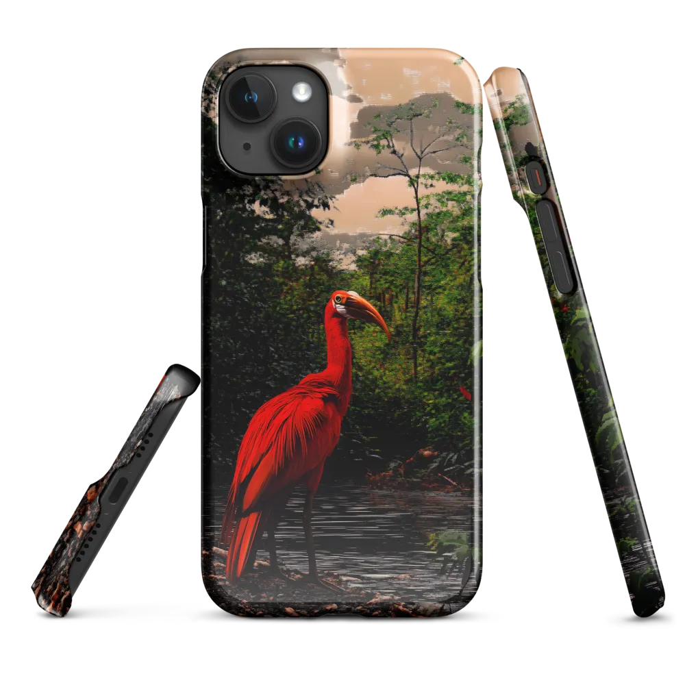 Enigmatic Elegance: The Scarlet Observer