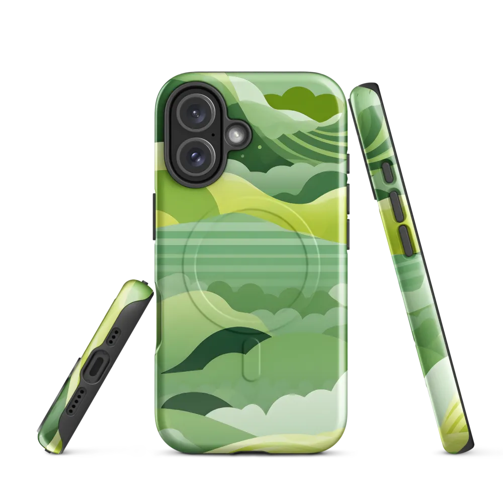 Tranquility in Green Waves