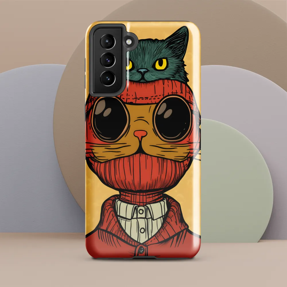 Whimsical Fusion: Cat and Human