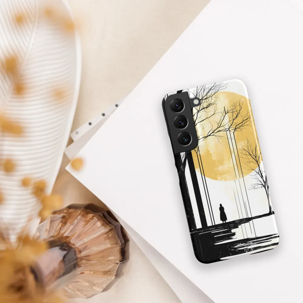 Solitude Under the Yellow Sun | Phone Case |  S22 | Snap Case | Matte