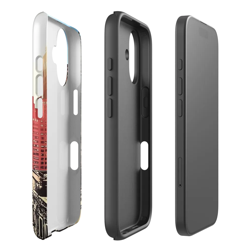 Urban Symphony: A Tribute to the Skyline | Phone Case