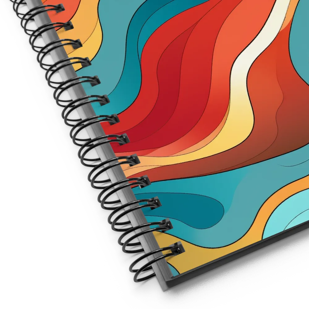 Fluid Harmony | Spiral Notebook