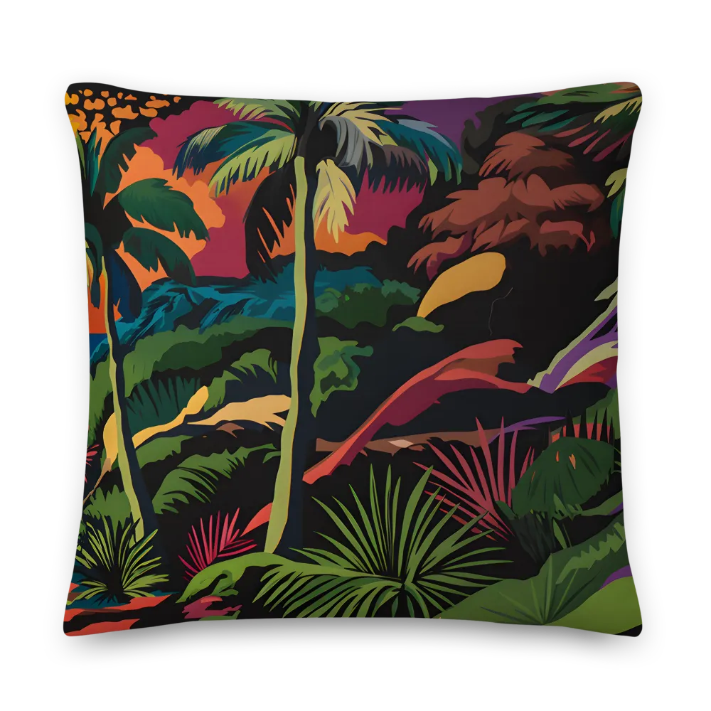 Tropical Sunset Escape | Pillow | 22″×22″