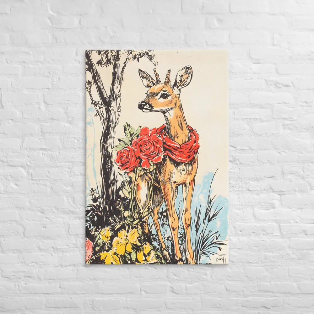 Whimsical Grace of the Forest | Canvas | 32″×48″