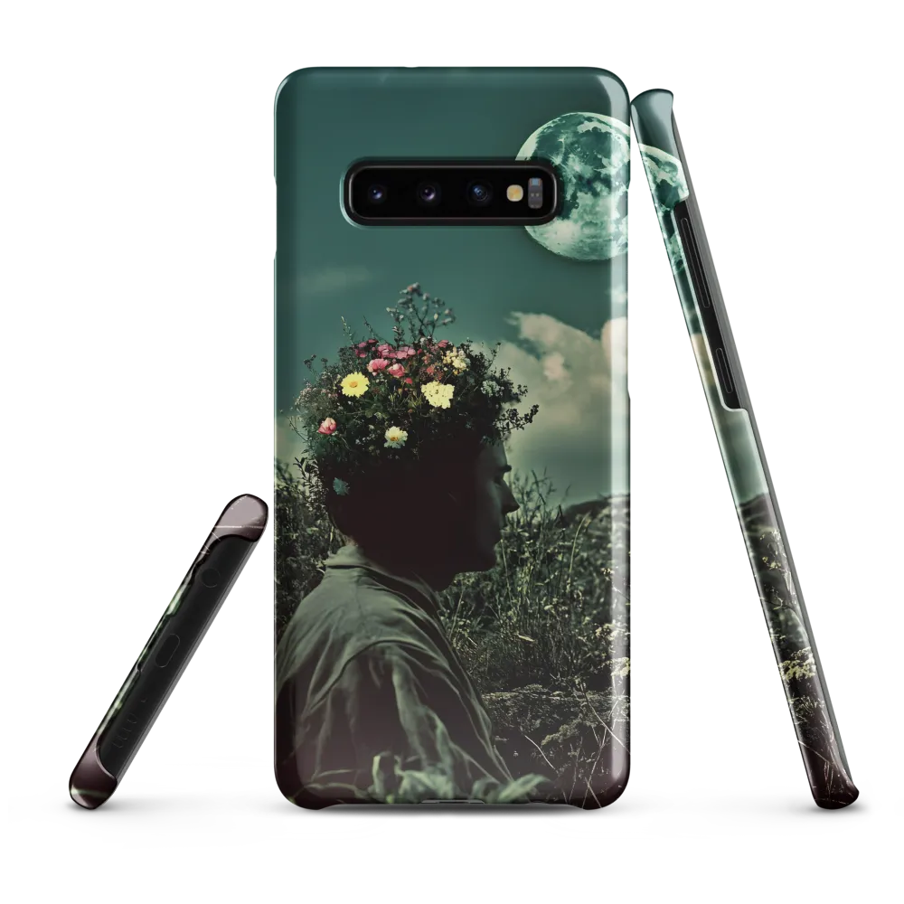 Moonlit Blossom | Phone Case |  S10 Plus | Snap Case | Glossy