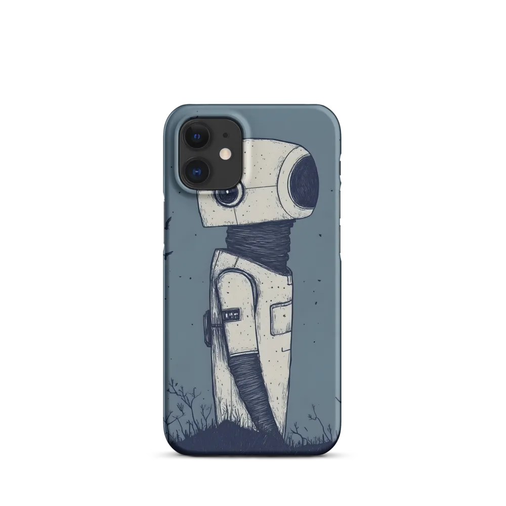 Contemplative Robot in a Barren Landscape