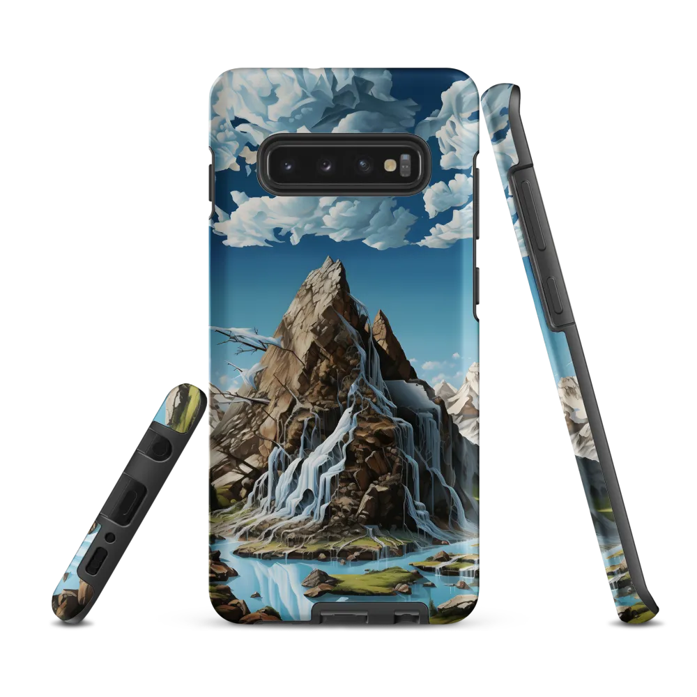 Majestic Cascade: A Mountain Masterpiece