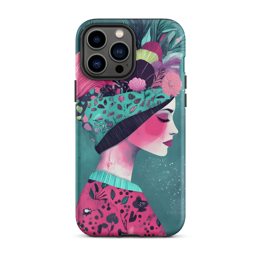 Whimsical Floral Portrait