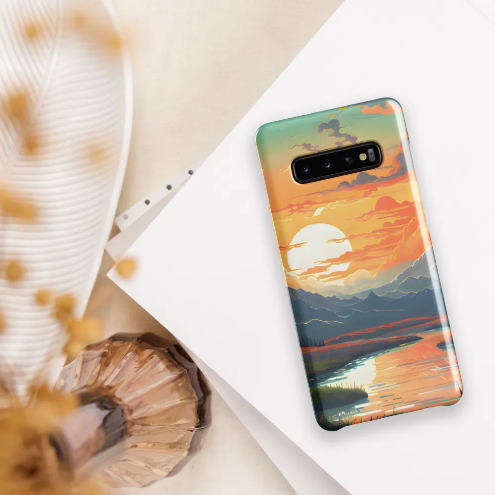 Serenity at Dusk | Phone Case |  S10 Plus | Snap Case | Glossy