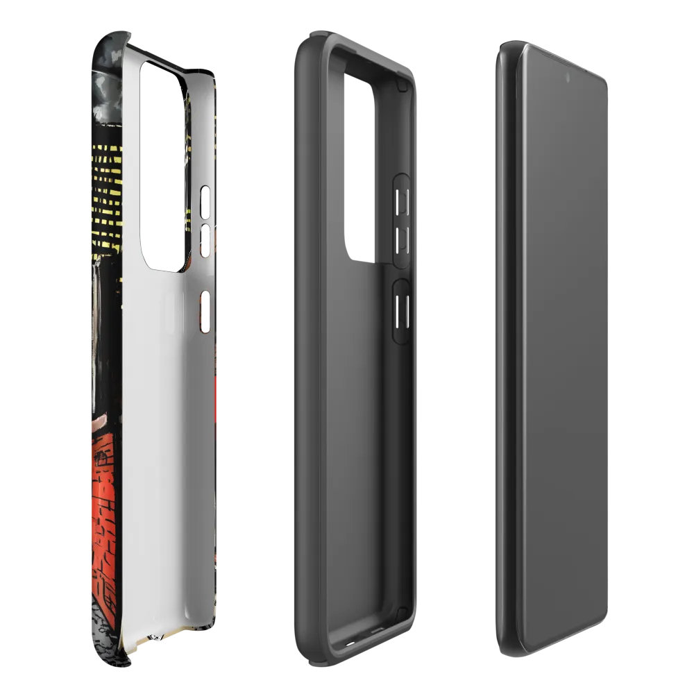 Nocturnal Cityscape: The Hidden Alley | Phone Case |  S21 Ultra | Tough Case | Matte