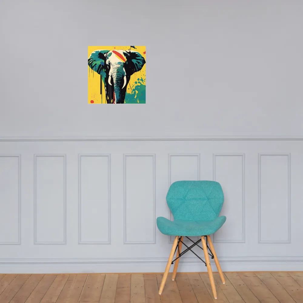 Elegance of the Wild: A Colorful Harmony | Poster | 16″×16″