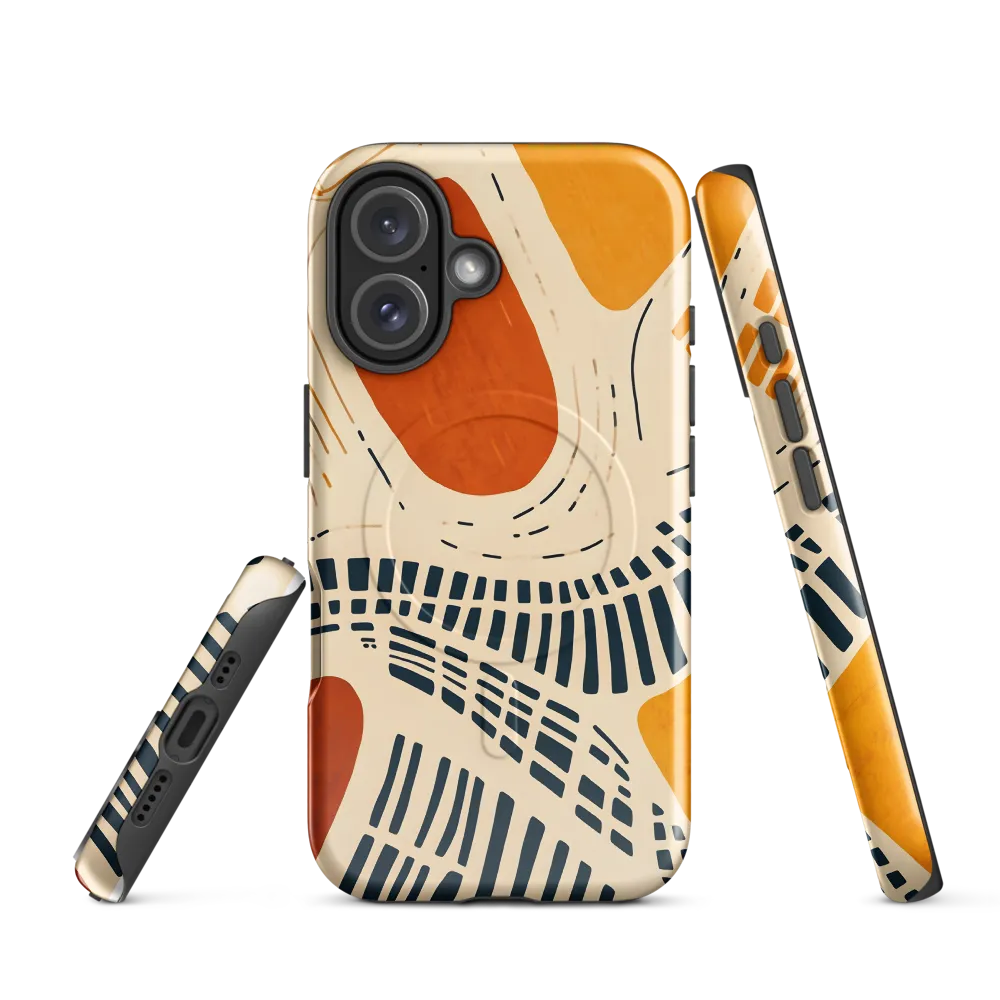 Urban Patterns in Harmony | Phone Case |  16 | MagSafe® Tough Case | Glossy