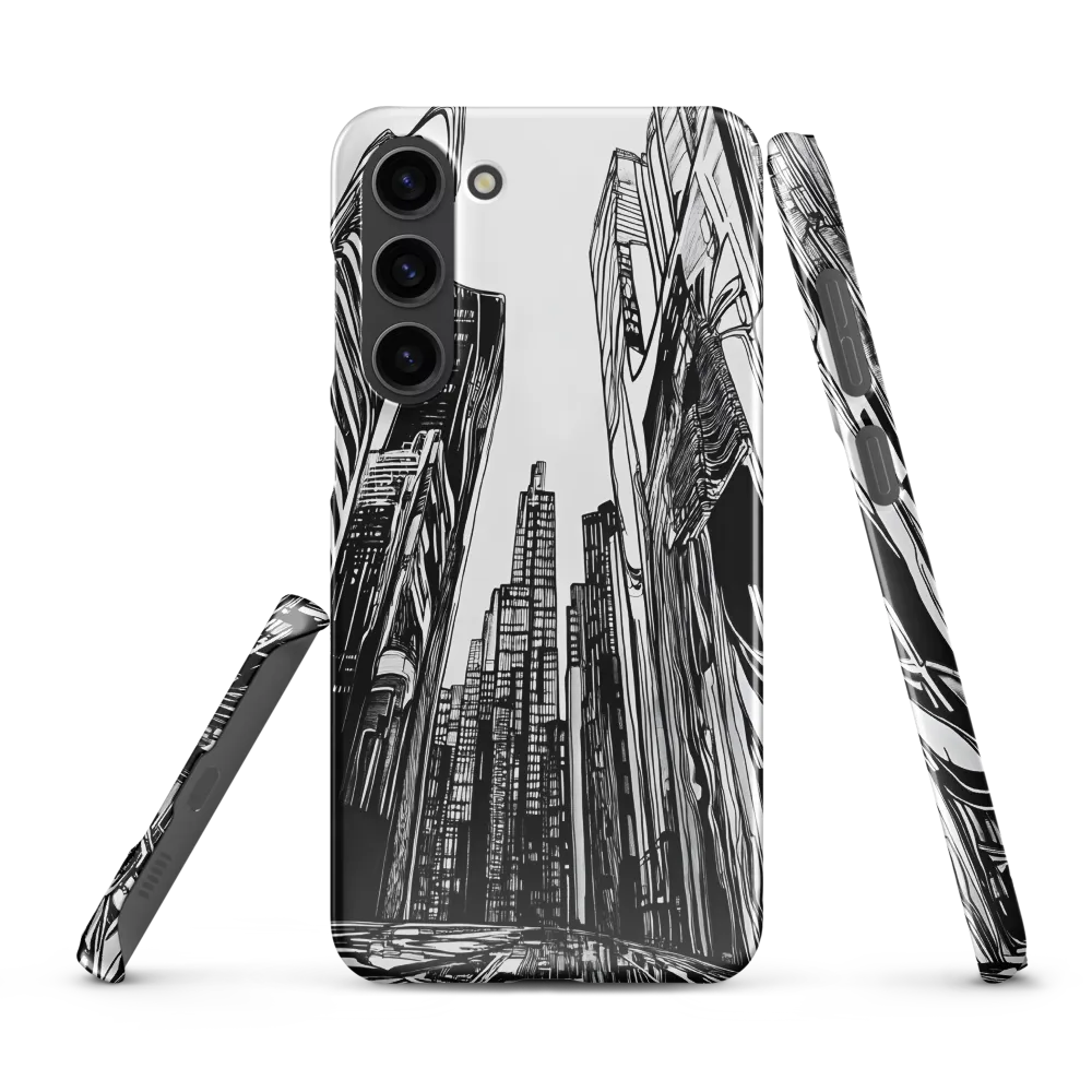 Urban Echoes: A Line Art Journey