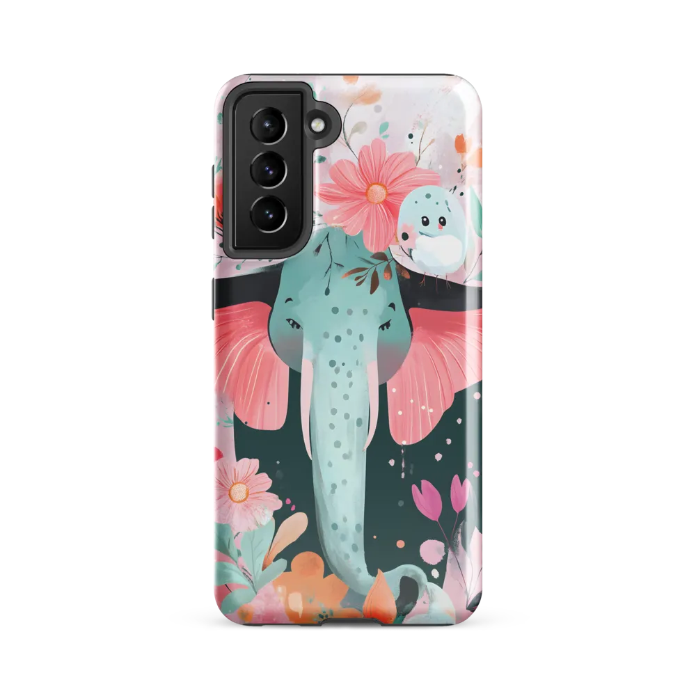 Whimsical Elephant in Bloom