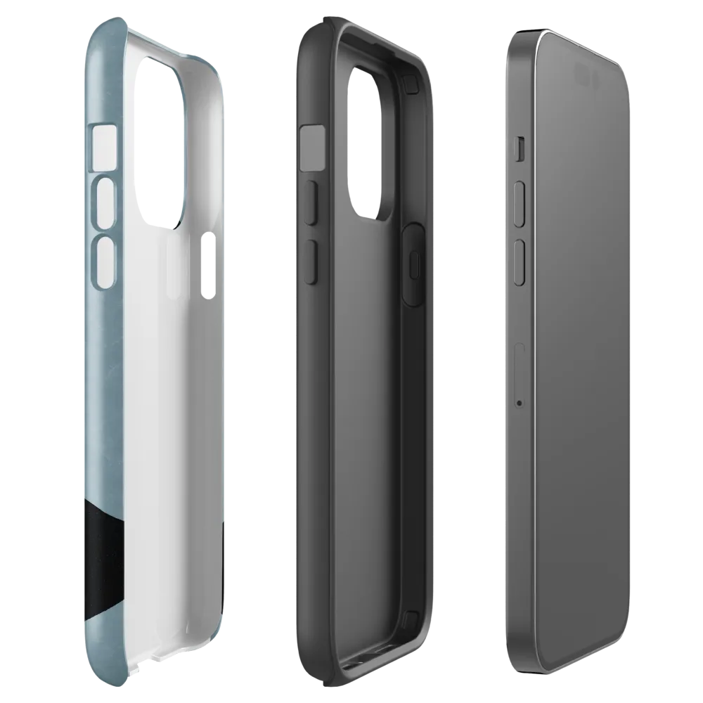 Minimalist Portrait of a Modern Man | Phone Case |  14 Pro Max | Tough Case | Glossy