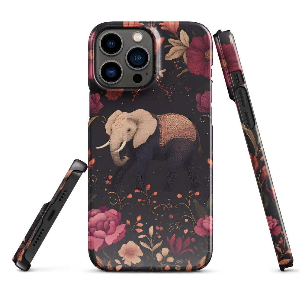 Whispers of the Wild: Elephants and Blooms