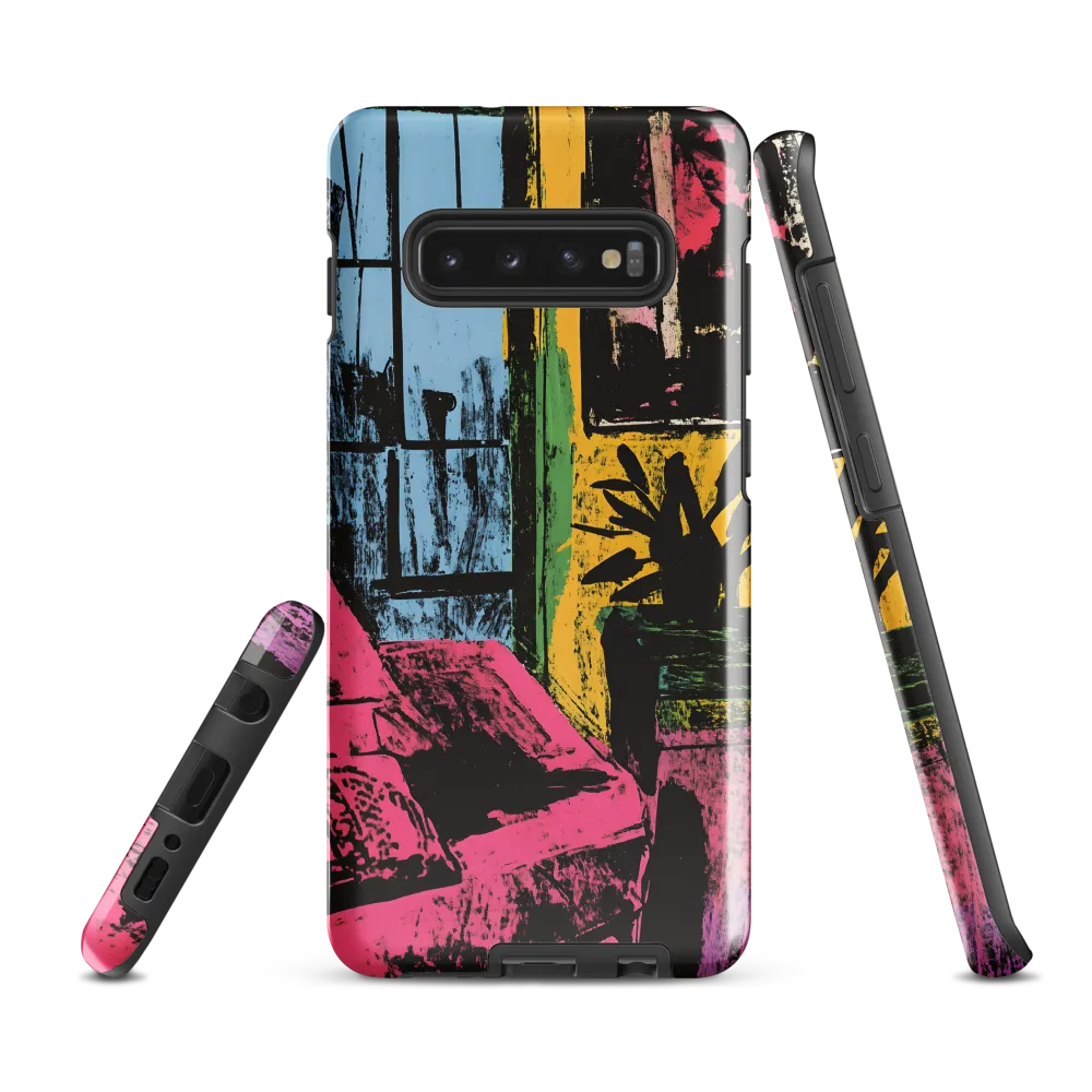 Vibrant Living: A Playful Interior | Phone Case |  S10 Plus | Tough Case | Glossy