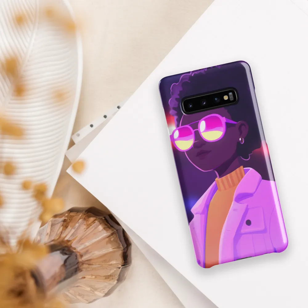 A Vibrant Soul in Shades | Phone Case |  S10 Plus | Snap Case | Glossy