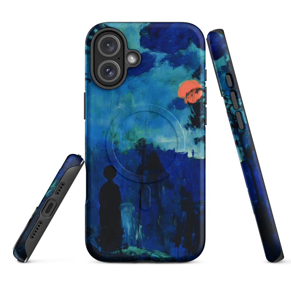 Solitude in Blue | Phone Case |  16 Plus | MagSafe® Tough Case | Matte