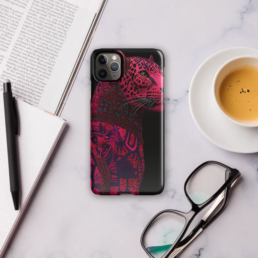 Surreal Majesty: The Pink Leopard | Phone Case |  11 Pro Max | Snap Case | Glossy